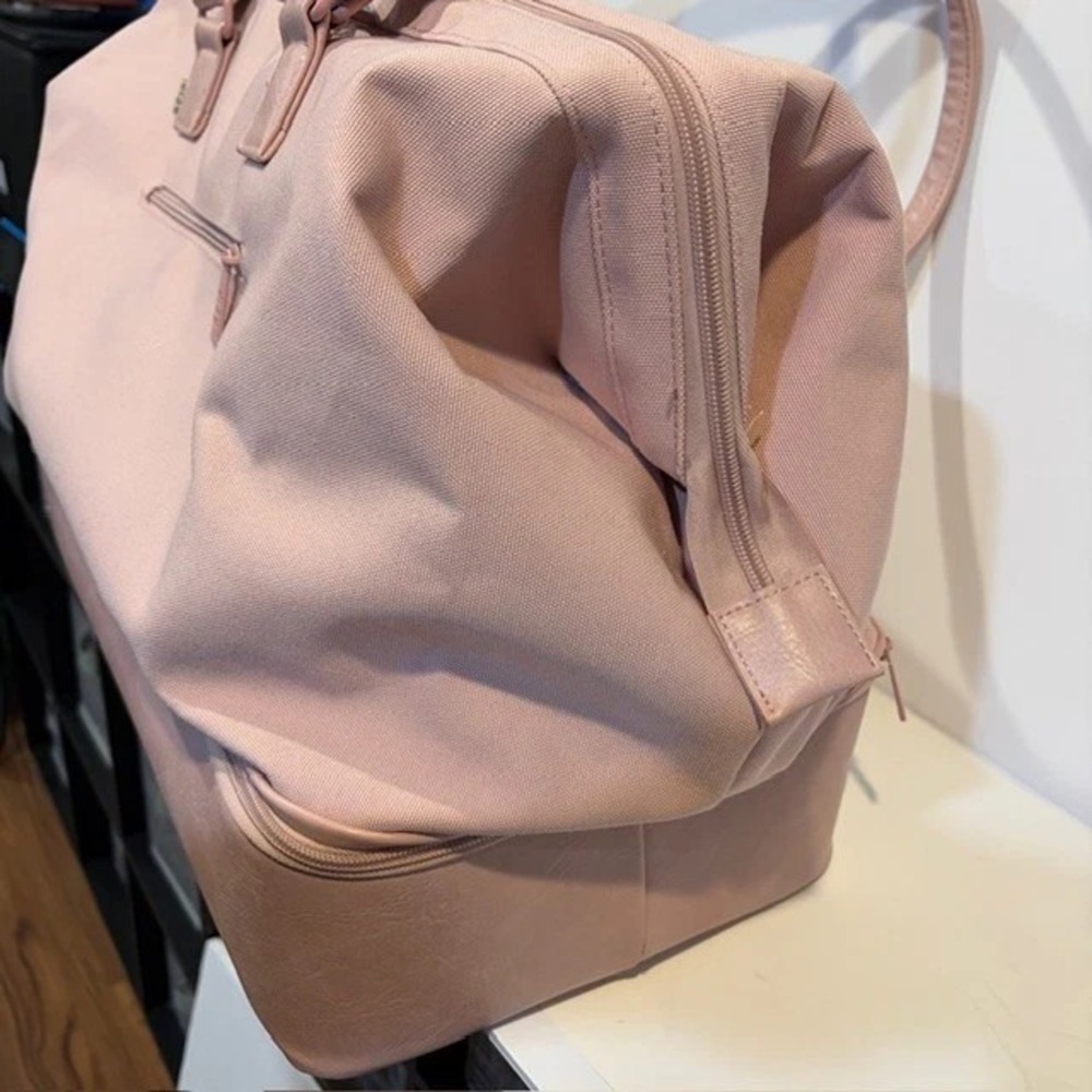 BEIS The Mini Weekender Atlas Pink + extras-makeup, toiletry, laptop 4 piece - Picture 12 of 16
